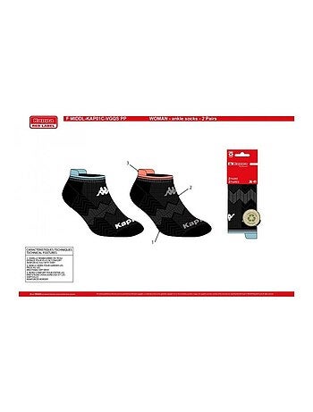 Chaussettes Femme SNEAKER KAPPA - Pack de 4