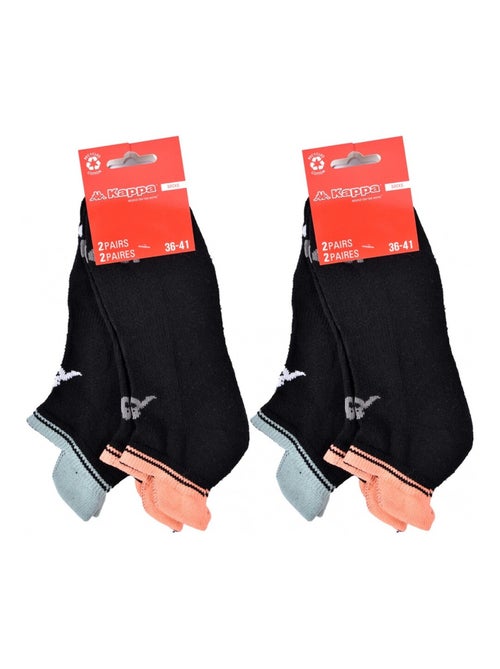 Chaussettes Femme SNEAKER KAPPA - Pack de 4 - Kiabi