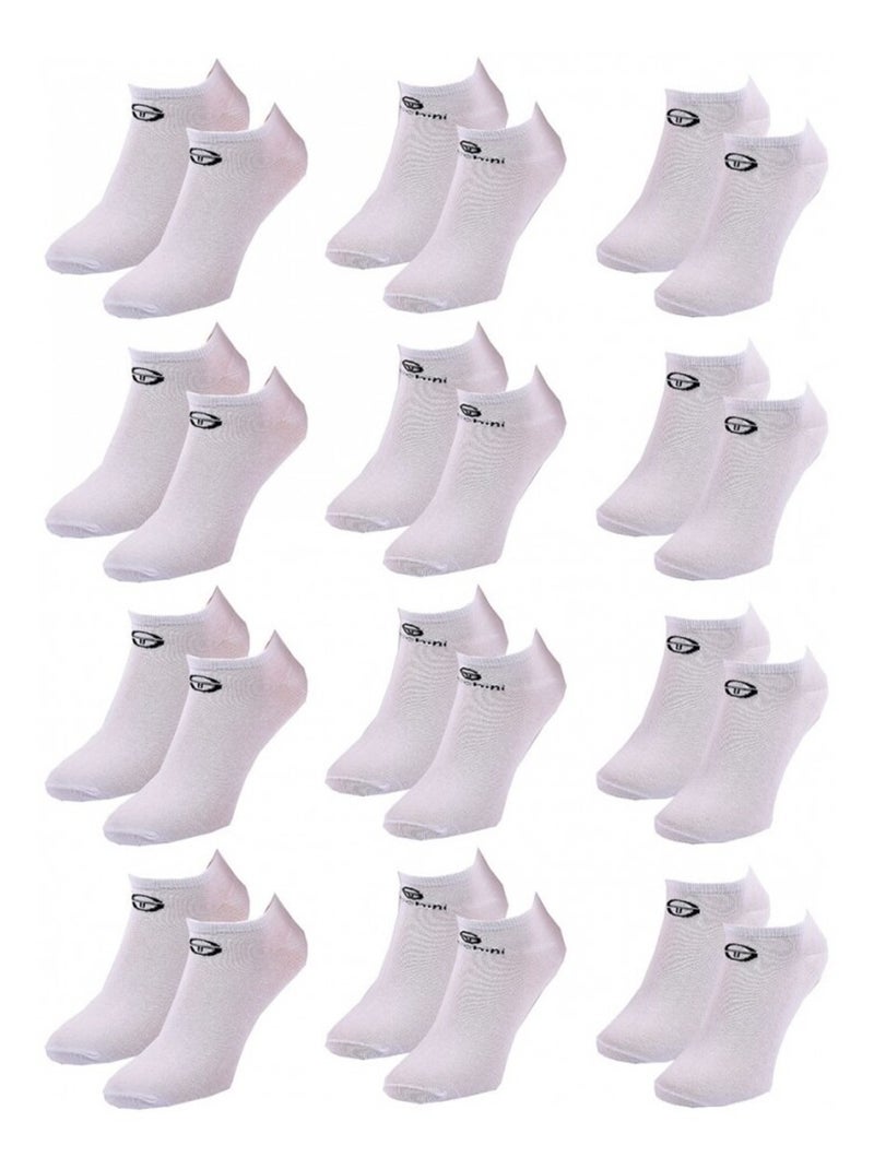 Chaussettes Femme SNEAKER SERGIO TACCHINI - Pack de 12 Multicolore - Kiabi