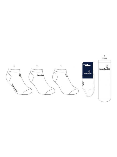 Chaussettes Femme SNEAKER SERGIO TACCHINI - Pack de 12 - Kiabi