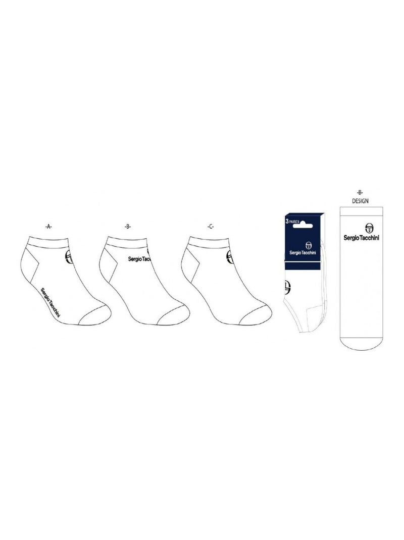 Chaussettes Femme SNEAKER SERGIO TACCHINI - Pack de 12 Multicolore - Kiabi