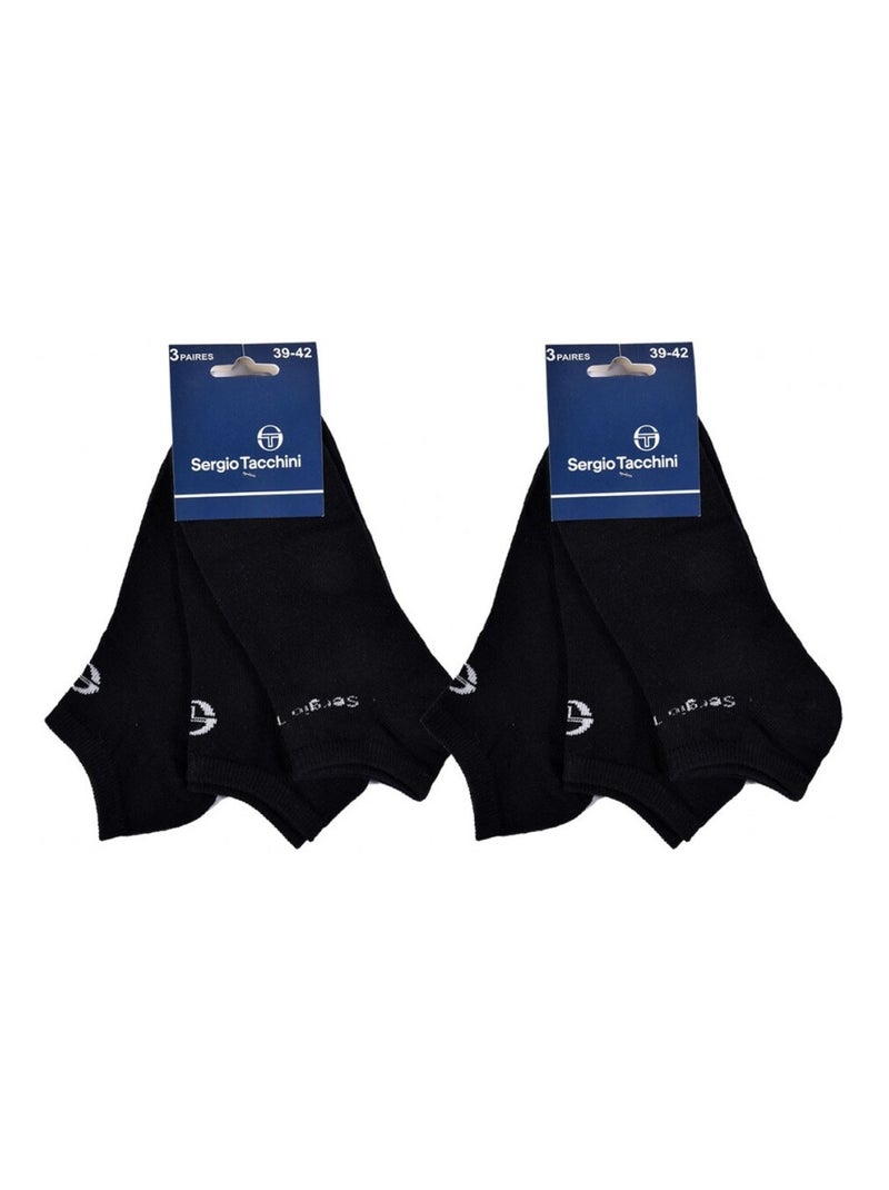 Chaussettes Femme SNEAKER SERGIO TACCHINI - Pack de 6 Multicolore - Kiabi
