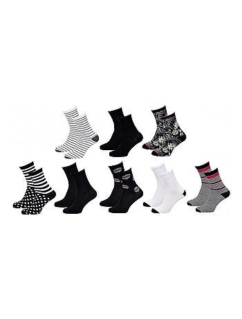 Chaussettes femme TWINDAY - Pack de 8