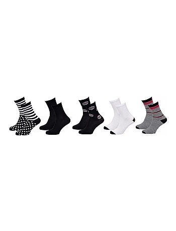 Chaussettes femme TWINDAY - Pack de 8