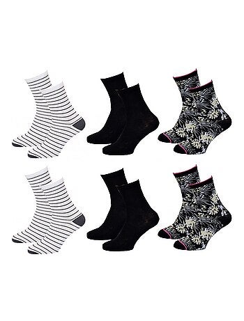 Chaussettes femme TWINDAY - Pack de 8
