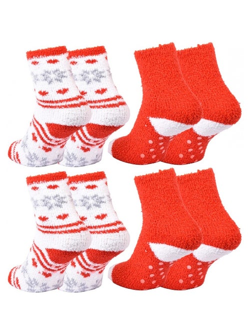 Chaussettes Femme WINTER SOCKS - Pack de 4 - Kiabi