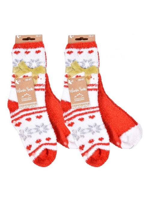 Chaussettes Femme WINTER SOCKS - Pack de 4 - Kiabi