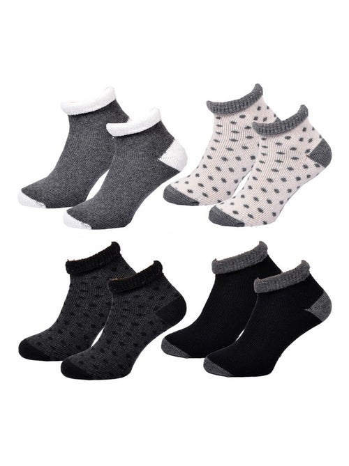 Chaussettes Femme WINTER SOCKS - Pack de 4 - Kiabi