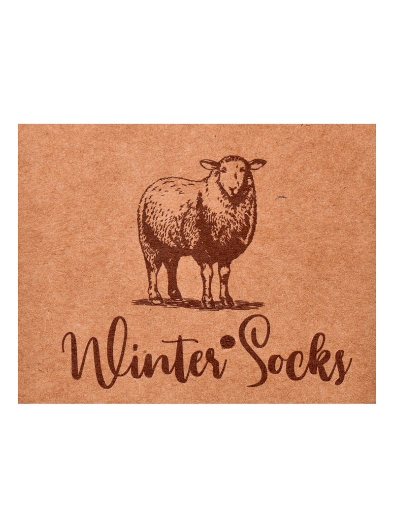 Chaussettes Femme WINTER SOCKS - Pack de 4 Noir Gris anthracite - Kiabi