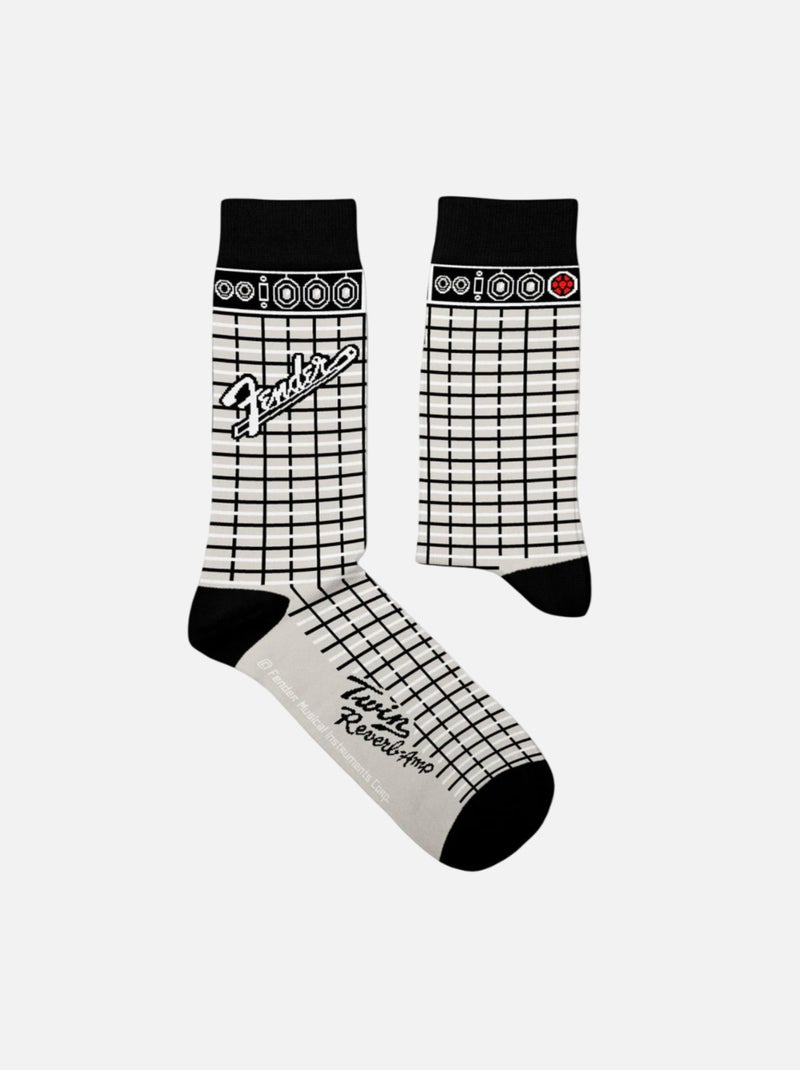 Chaussettes Fender, Amplificateur Twin Reverb Blanc Blanc Noir - Kiabi