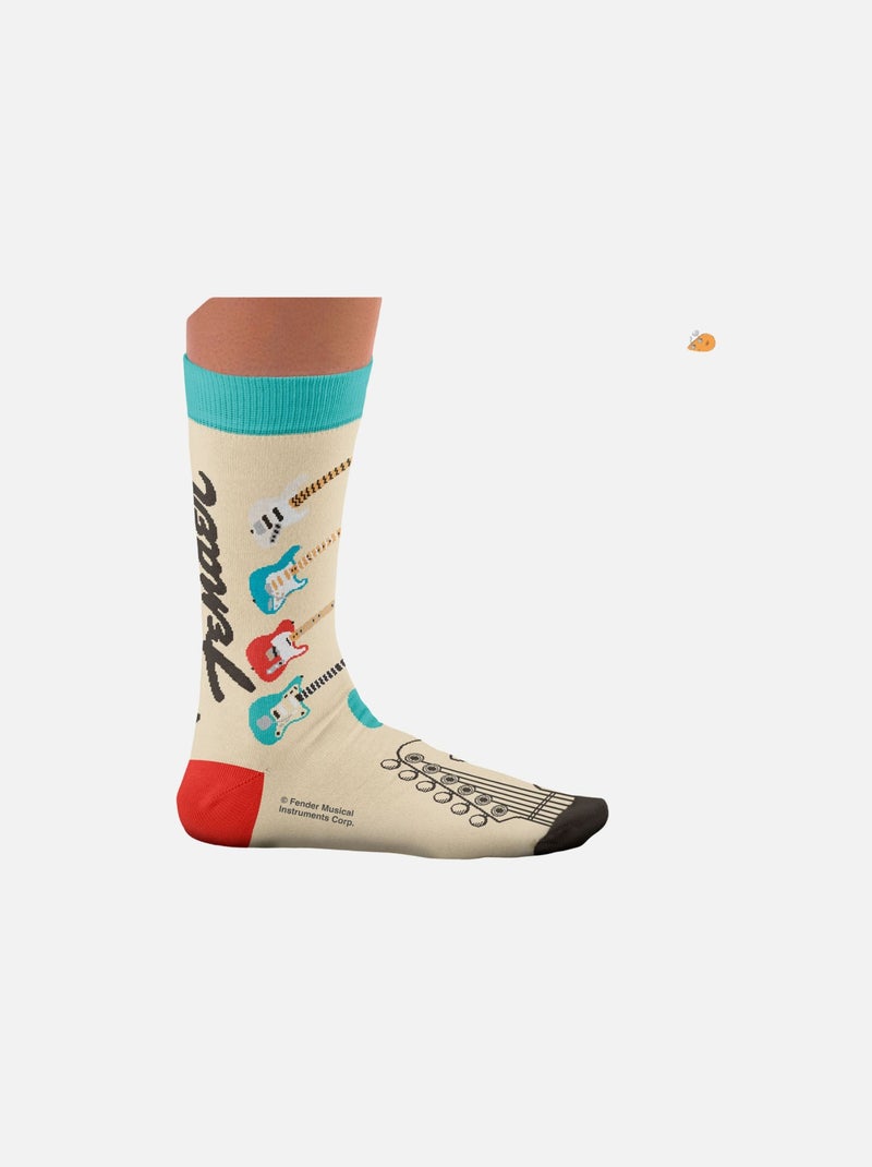 Chaussettes Fender, Guitares Beige - Kiabi