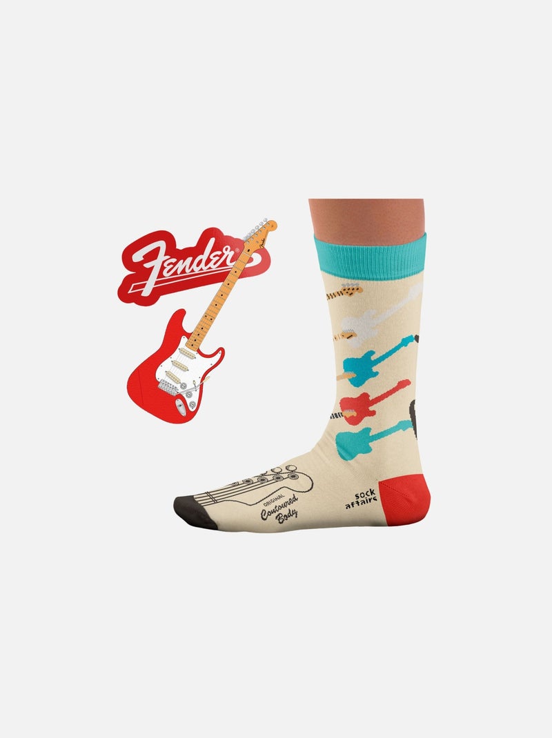 Chaussettes Fender, Guitares Beige - Kiabi