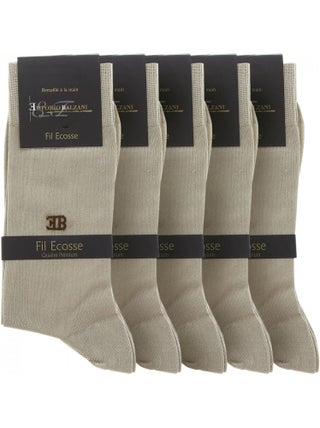 Chaussettes fil d'écosse LOT DE 5 PAIRES