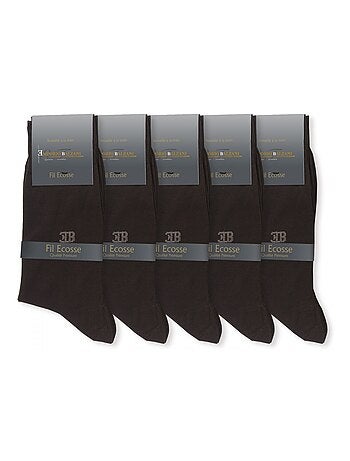 Chaussettes fil d'écosse LOT DE 5 PAIRES
