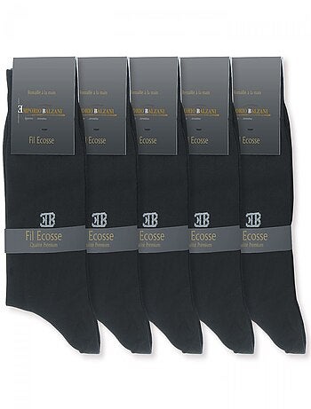 Chaussettes fil d'écosse LOT DE 5 PAIRES