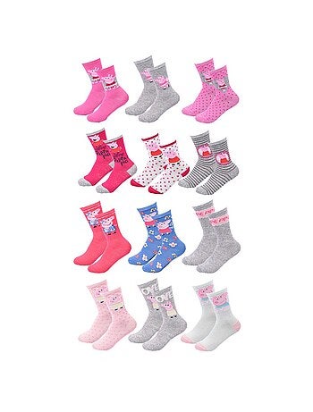 Chaussettes Fille Licence PACK DE 12 PAIRES MIRACULOUS