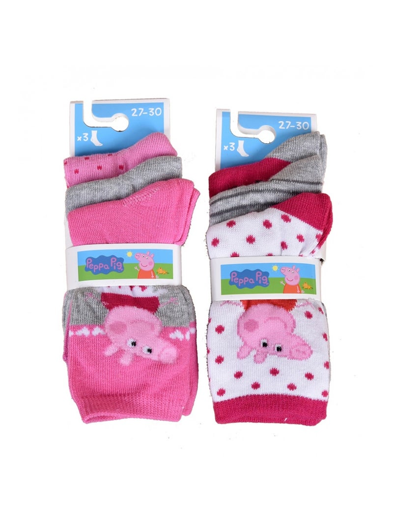 Chaussettes Fille Licence PACK DE 12 PAIRES  MIRACULOUS Blanc Multicolore Gris - Kiabi