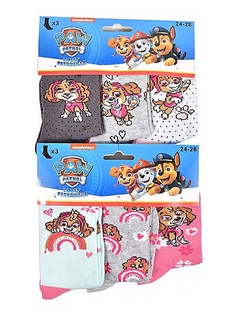 Chaussettes Fille Licence PACK DE 12 PAIRES PAT PATROUILLE