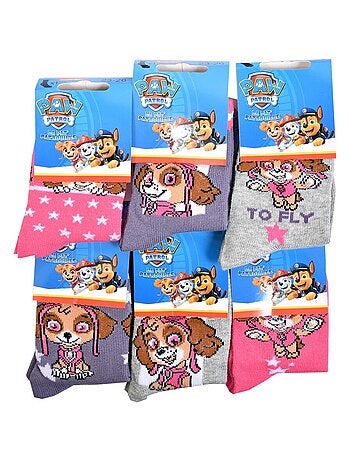 Chaussettes Fille Licence PACK DE 12 PAIRES PAT PATROUILLE
