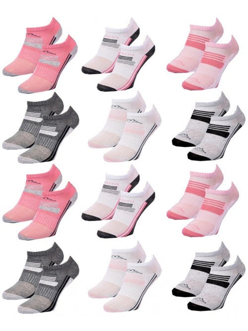Chaussettes Fille SNEAKER KAPPA - Pack de 12 - Kiabi