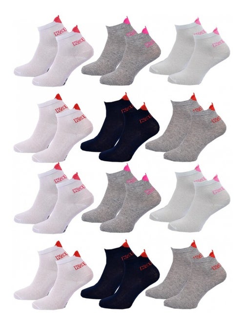 Chaussettes Fille VILLE KAPPA - Pack de 12 - Kiabi