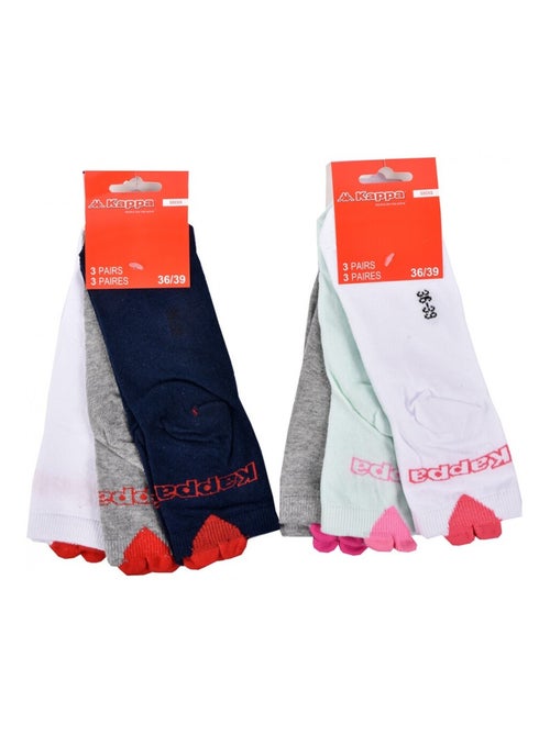 Chaussettes Fille VILLE KAPPA - Pack de 6 - Kiabi
