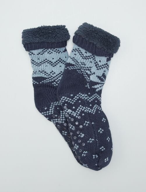 Chaussettes chaussons homme