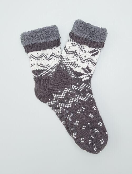 Chaussettes chaussons homme