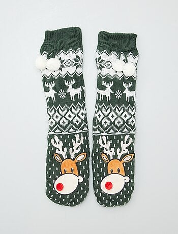 Chaussettes fourrées de Noël