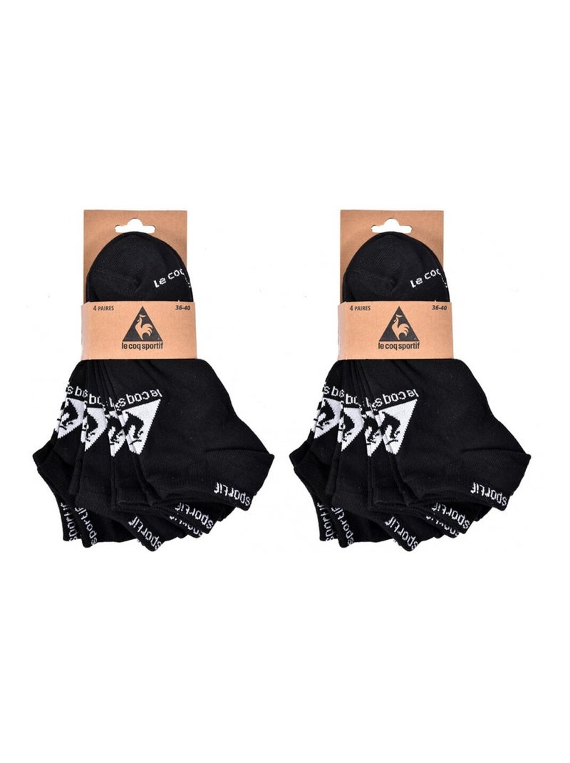 Chaussettes Garçon Le Coq Sportif - Pack de 8 Noir - Kiabi