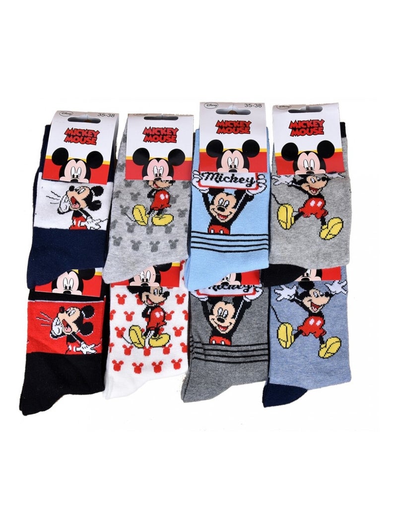 Chaussettes Garçon Licence PACK DE 12 PAIRES MICKEY Noir Gris anthracite Bleu - Kiabi