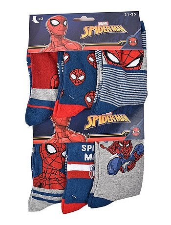 Chaussettes Garçon Licence PACK DE 12 PAIRES SPIDER-MAN
