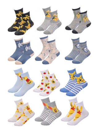 Chaussettes Garçon Licence PACK DE 12 PAIRES WINNIE L'OURSON