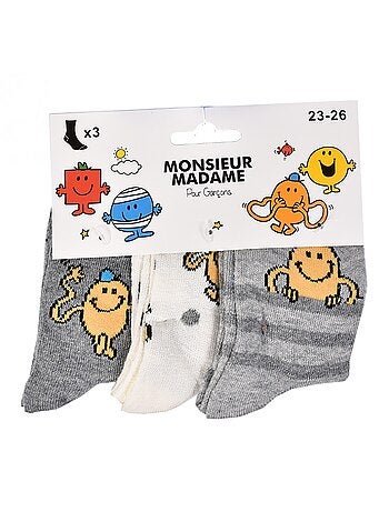 Chaussettes Garçon Licence PACK DE 3 PAIRES