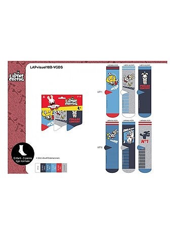 Chaussettes Garçon Licence PACK DE 3 PAIRES
