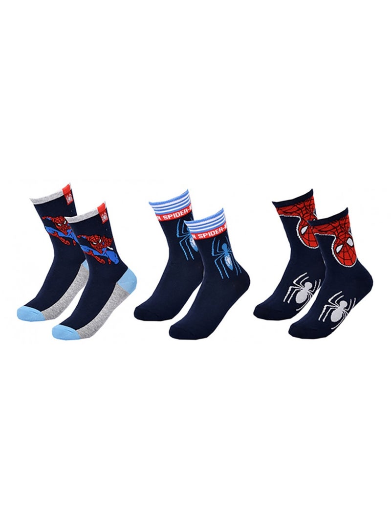Chaussettes Garçon Licence PACK DE 3 PAIRES Bleu Multicolore - Kiabi
