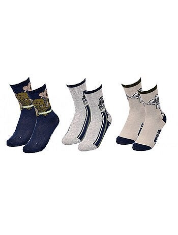 Chaussettes Garçon Licence PACK DE 3 PAIRES