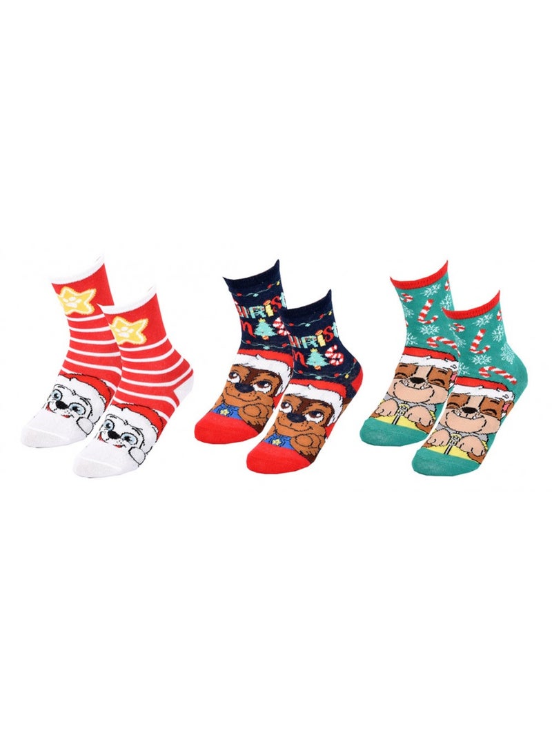 Chaussettes Garçon Licence PACK DE 3 PAIRES Vert forêt - Kiabi