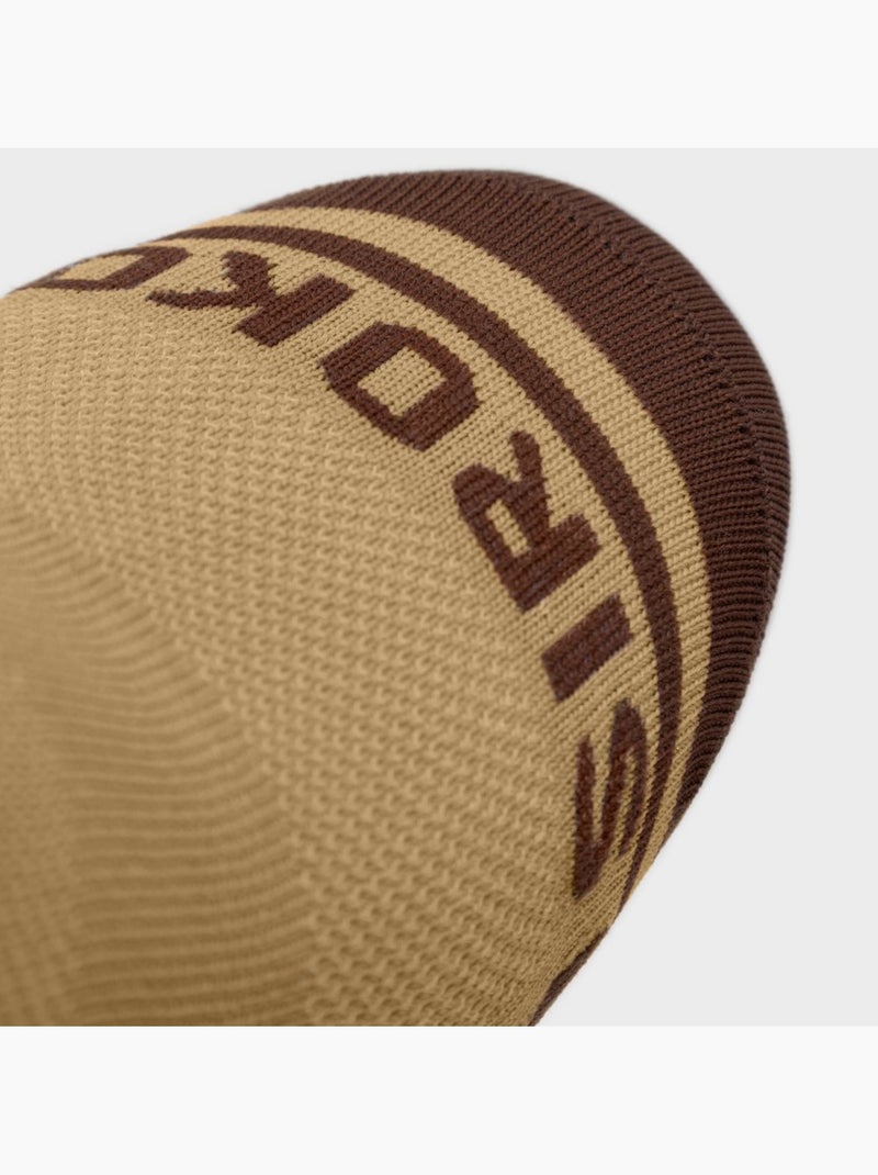 Chaussettes gravel cyclisme homme et femme gs1 mustard Marron - Kiabi