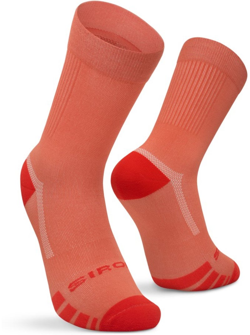 Chaussettes gravel cyclisme homme et femme gs1 tile Rouge - Kiabi