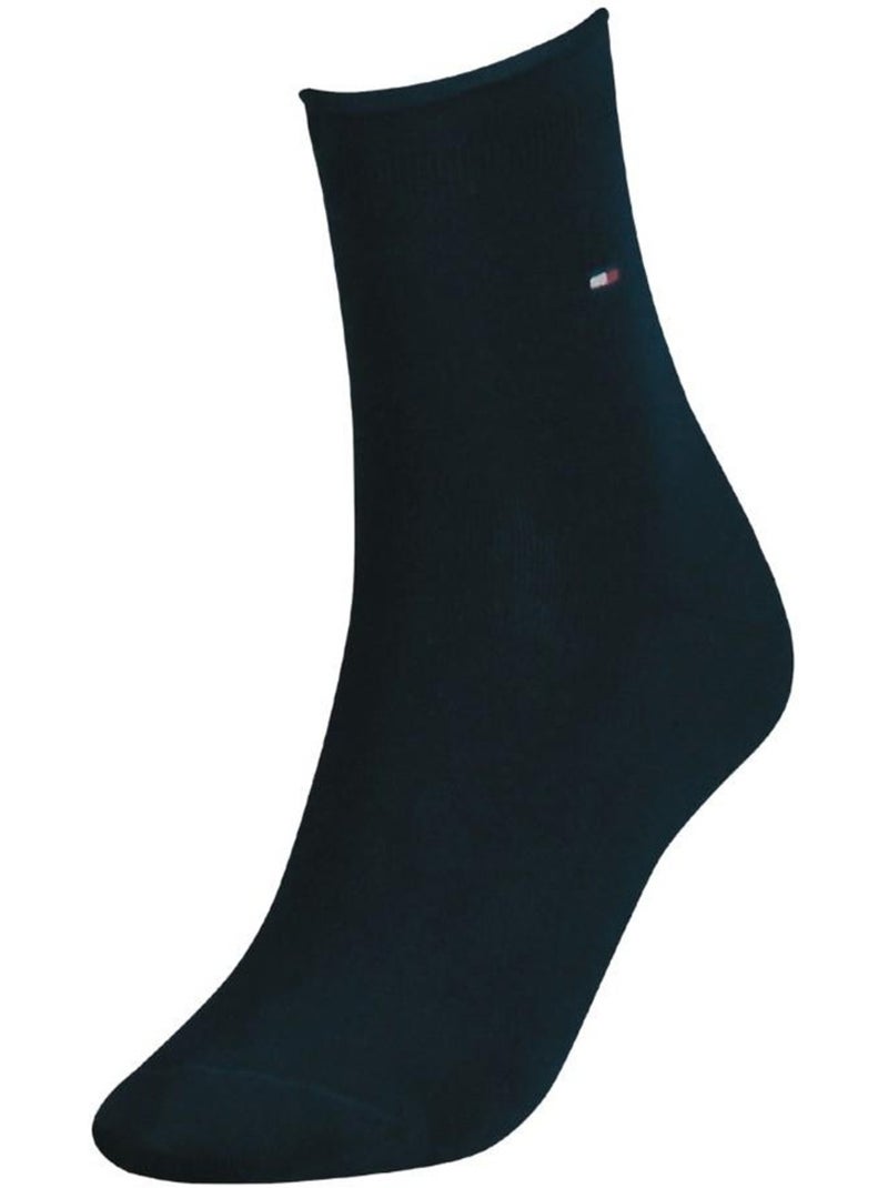 Chaussettes habillées motif/style uni - tommy hilfiger Bleu marine - Kiabi