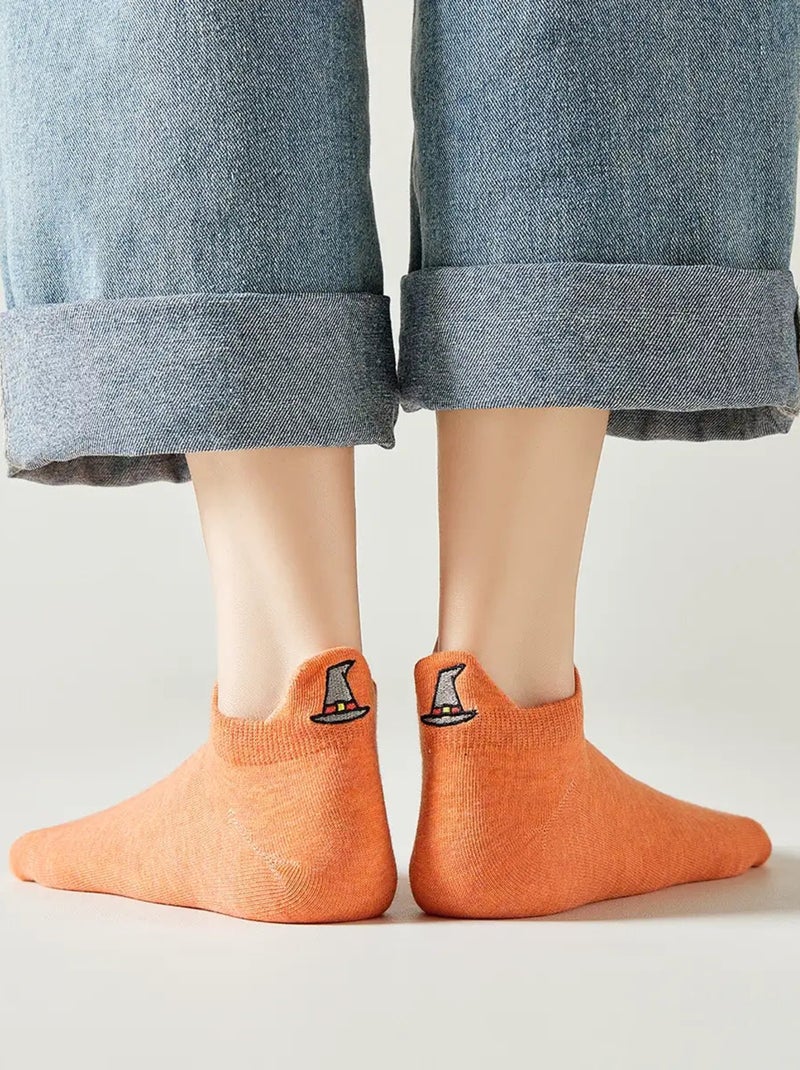 Chaussettes Halloween languettes | Titeschaussettes Orange - Kiabi