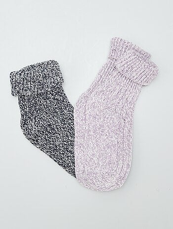 Chaussettes hautes - lot de 2