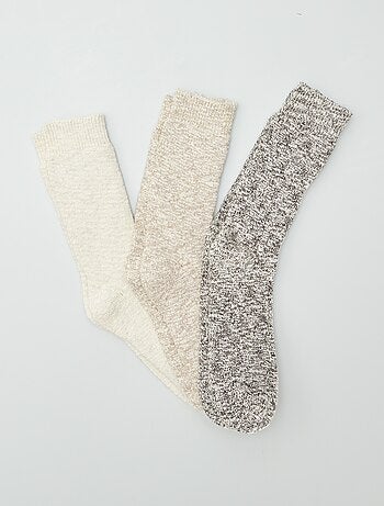 Chaussettes hautes - lot de 3