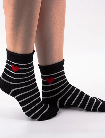 Chaussettes Hautes Amourettes Coeur