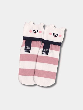 Chaussettes Hautes Animaux Écharpe