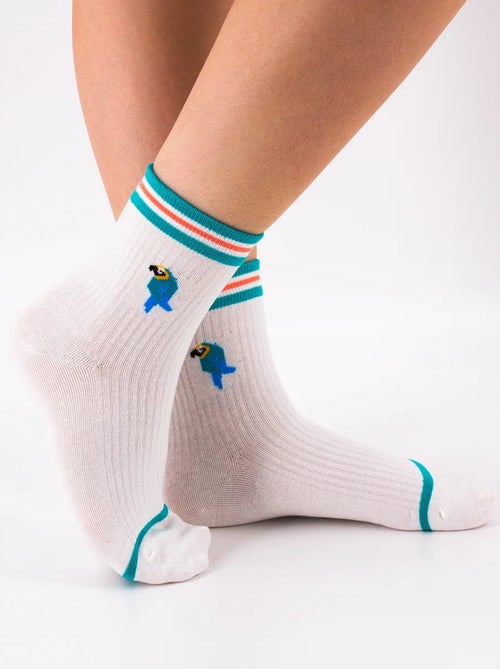 Chaussettes Hautes Animaux Exotiques - Kiabi