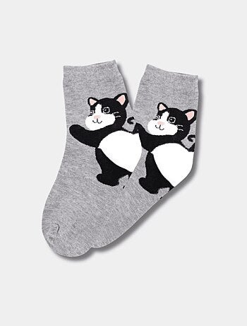 Chaussettes Hautes Animaux Talons