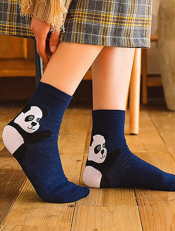 Chaussettes Hautes Animaux Talons