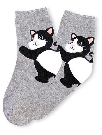 Chaussettes Hautes Animaux Talons